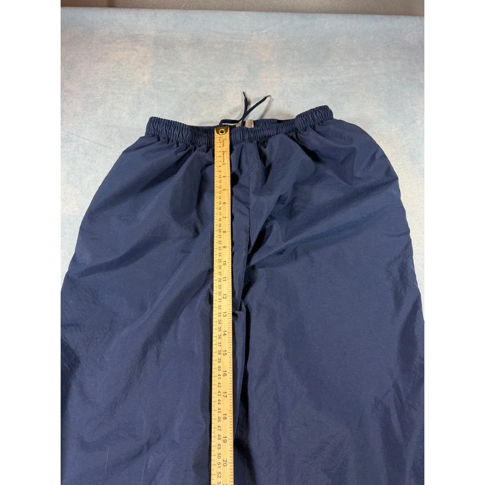 Nike Vintage Track Pants Mens L Navy Blue Excellent Embroidered Swoosh S20510TMS